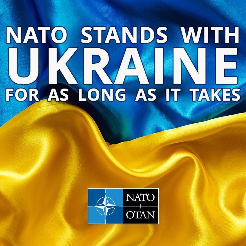 NATO will #StandWithUkraine 🇺🇦 for as long as it takes