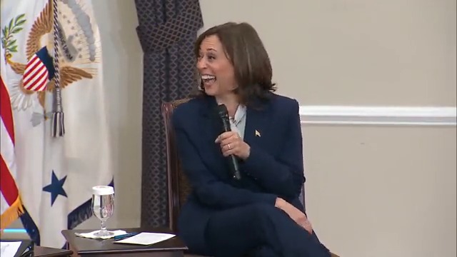 KAMALA HARRIS: "There were people looking at each other like, 'What's Divine Nine?' And I thought to myself, 'You about to find out.'" *laughs hysterically*