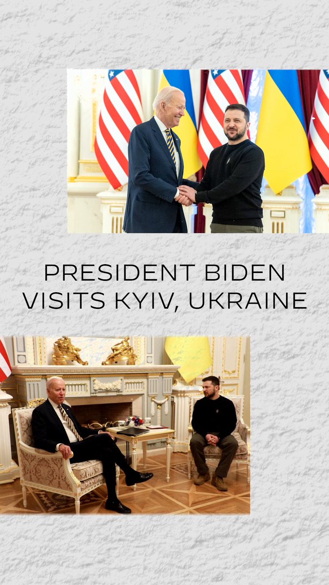 When Russia attacked Ukraine, America and our Allies stood strong. For sovereignty. For democracy. For freedom. I visited Kyiv to declare we will continue to stand united. No matter what.