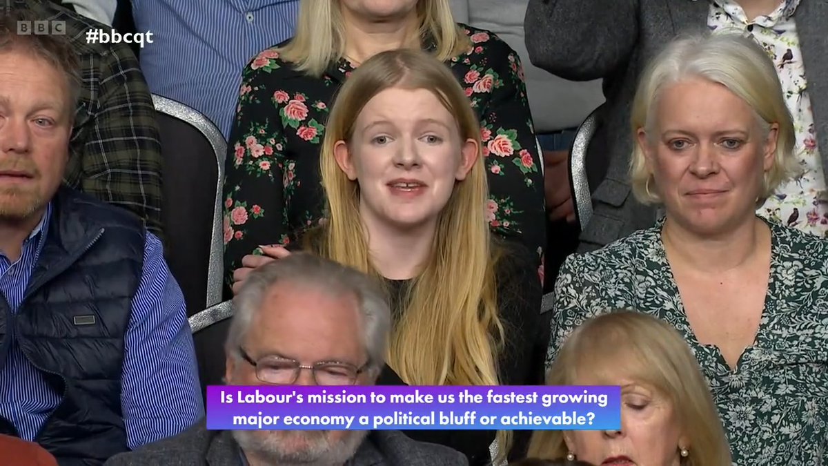 “I think it's bizarre to hear the Conservative minister complain that we've had 11 relaunches under Labour when we’ve had three Conservative prime ministers in just the past six months” This #bbcqt audience member argues that Keir Starmer appears stable
