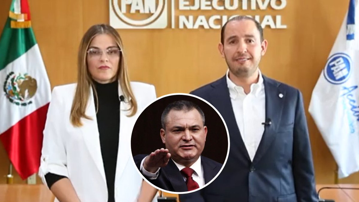 #VIDEO | PAN reacciona sobre García Luna 2 días después de que fue declarado culpable de narcotráfico El líder del PAN, Marko Cortés, criticó al gobierno de AMLO porque García Luna fue juzgado en EU y no en México: “Él nunca fue panista, no tiene nada que ver con nosotros”, dijo