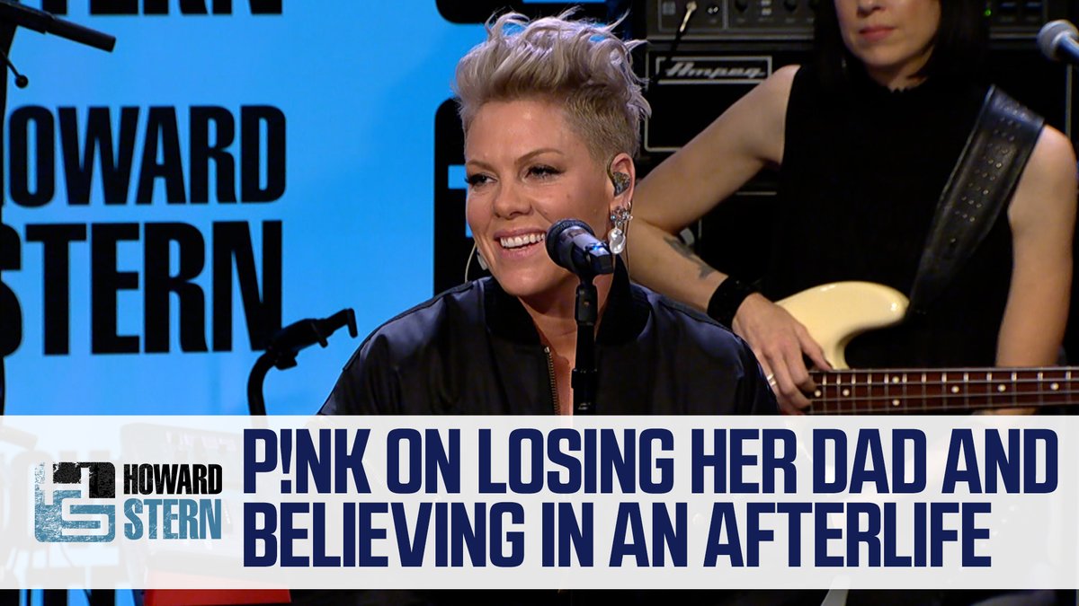 .P!nk reflects on the song she wrote about her late father and the experience that made her believe in an afterlife.