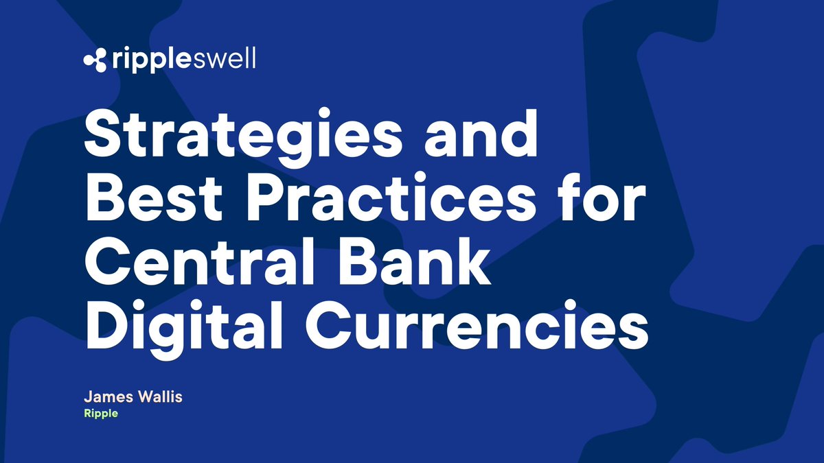 #CBDCs will play an important role in transforming global payments and improving financial access. Ripple's VP of Central Bank Engagements James Wallis discusses the many possibilities of the technology.