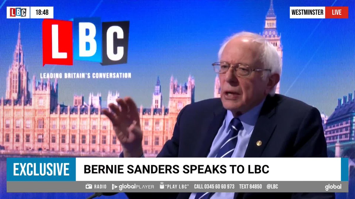 “Do not look at the American model. Build on what you have, improve what you have. Healthcare is a human right, that’s what it is. And that was established here in 1948!” Bernie Sanders hits the nail on the head we fight to save our NHS