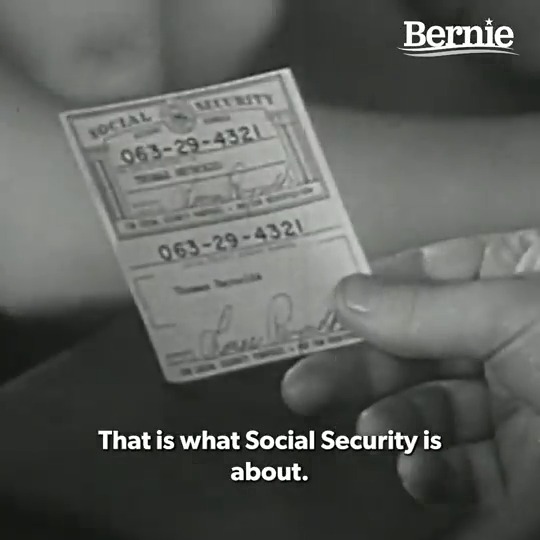 Here's the crazy situation. Somebody making $10 million in a year is contributing the EXACT SAME AMOUNT into Social Security as somebody making $160,000. Let's raise the cap and expand Social Security benefits, not cut them.