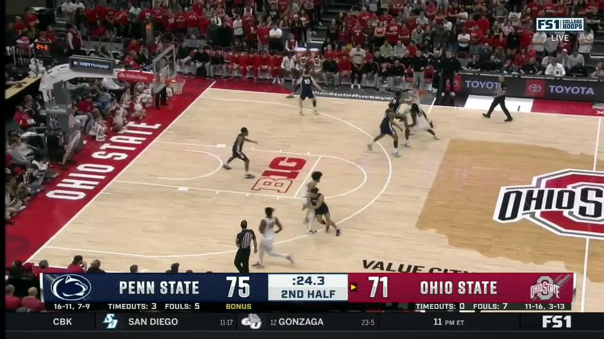 Never has there been a 23-second stretch more indicative of how a team’s season is going than the end of the Ohio State game tonight