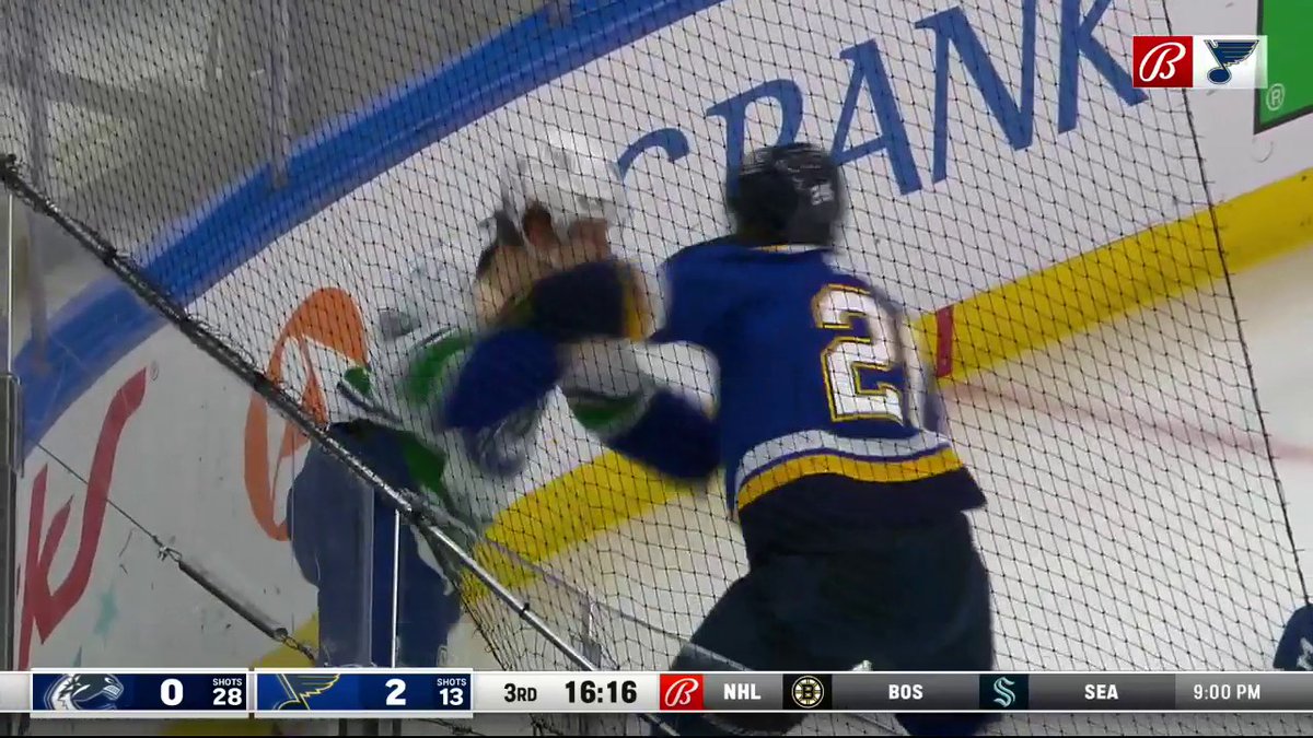 Nathan Walker might be small, but he can fight like a big guy. #stlblues TV: Bally Sports Midwest Stream: