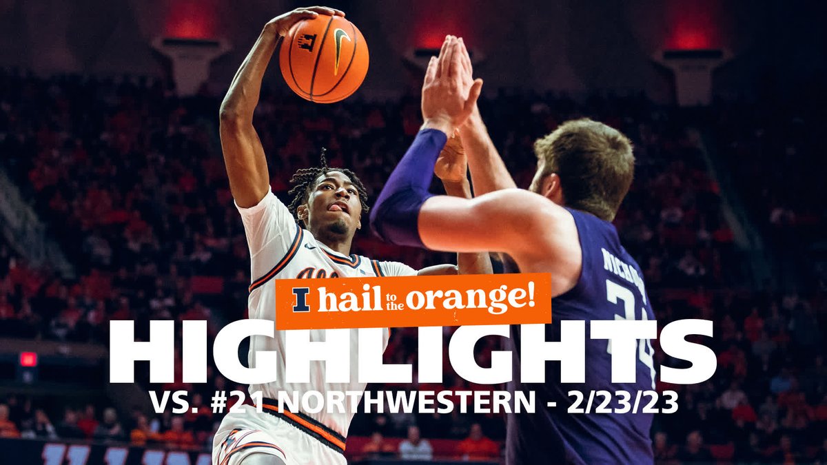 Highlights of Illinois' 66-62 win over #21 Northwestern at State Farm Center. #Illini | #HTTO | #EveryDayGuys