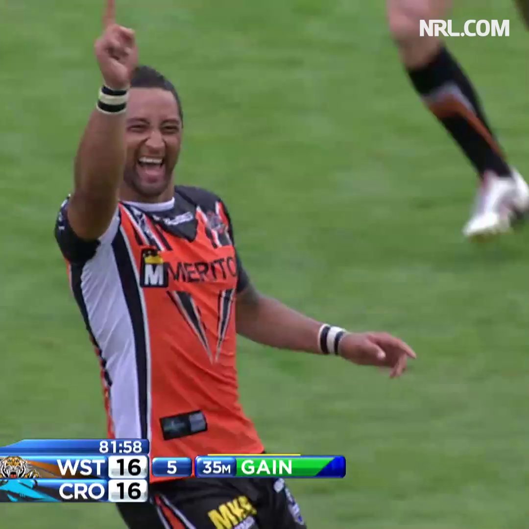 Round 1 Rewind - Benji Marshall kicks the golden point goal against the Sharks 💯