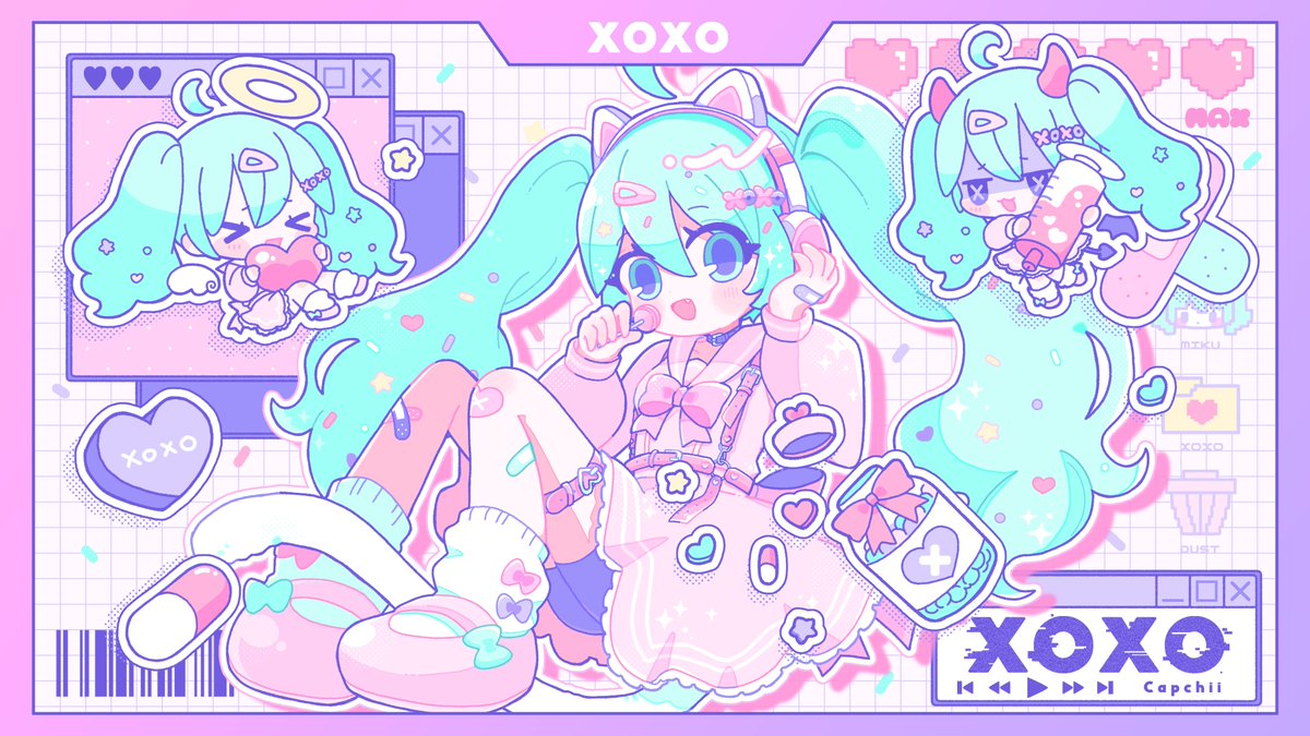 💔MV公開💊 「xoxo」 💘💊✂️かわいすぎて歪んで狂ってる曲です💘💊✂️ YouTube : niconico :