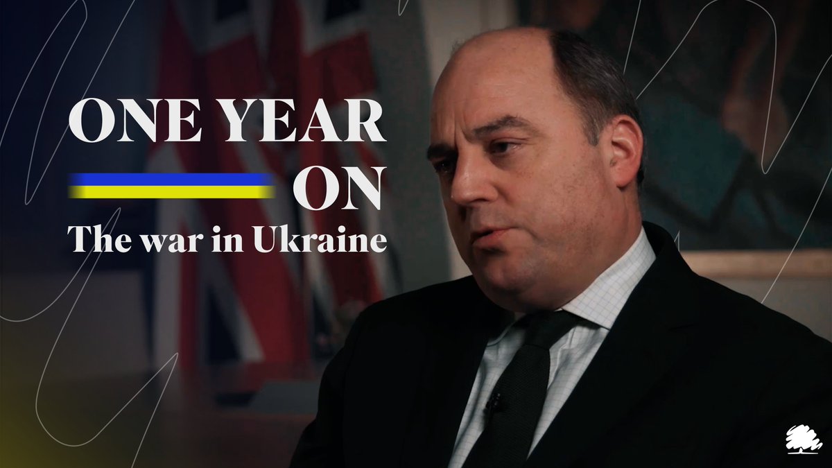 Britain stands with Ukraine. Now, and always. Defence Secretary @BWallaceMP on the anniversary of Putin's illegal war 👇 #StandWithUkraine 🇺🇦
