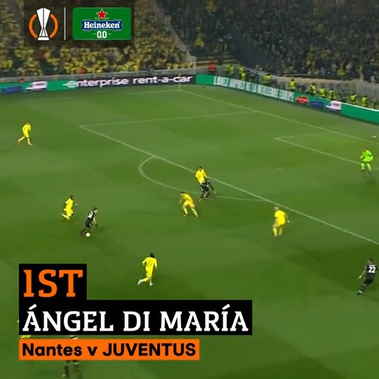¿El gol de la semana en la Europa League? Esta LOCURA de Di María. 🤯🇦🇷