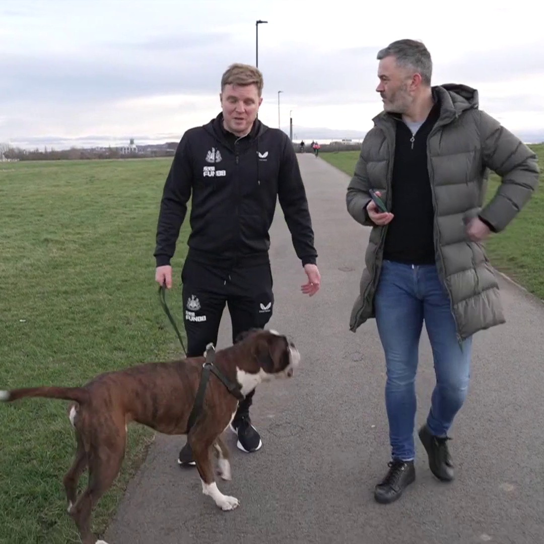 "We have to get our preparation right" 📈 Newcastle boss Eddie Howe looks ahead to the Carabao Cup final on his dog walk 🐕 🖥️ The extended interview on Super Sunday Matchday