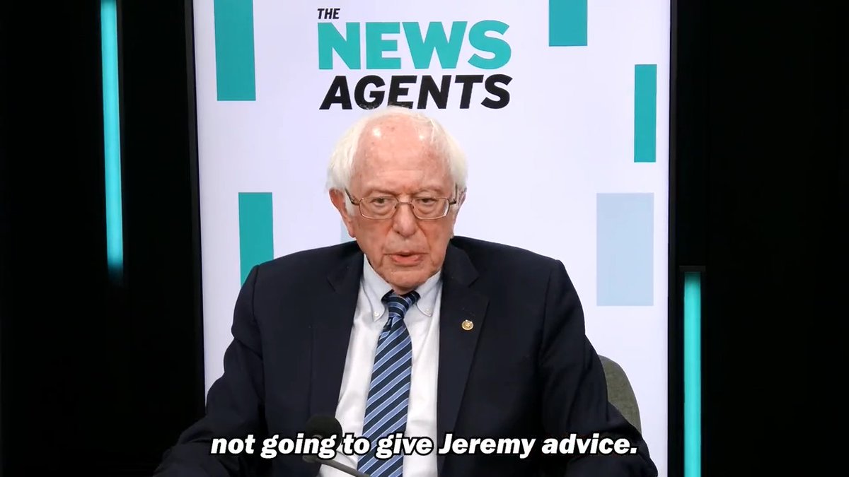 “Corbyn deserves an enormous amount of credit for energising whole bunches of young people.” Bernie Sanders says it is “strange” the Labour Party has "thrown Jeremy Corbyn out." Listen on Global Player
