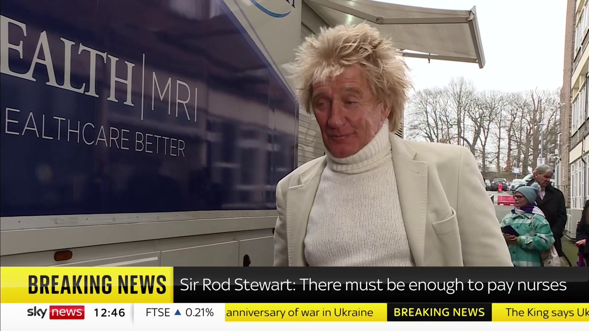 It’s diabolical that lazy striking doctors allow heavy metal singer Rod Stewart to be in charge of mobile scanning at an Essex hospital. What next? Punk rocker Ned Sheeran doing X Rays? Wrap singer Boy George running A&amp;E? Striking NHS staff you disgust me!
