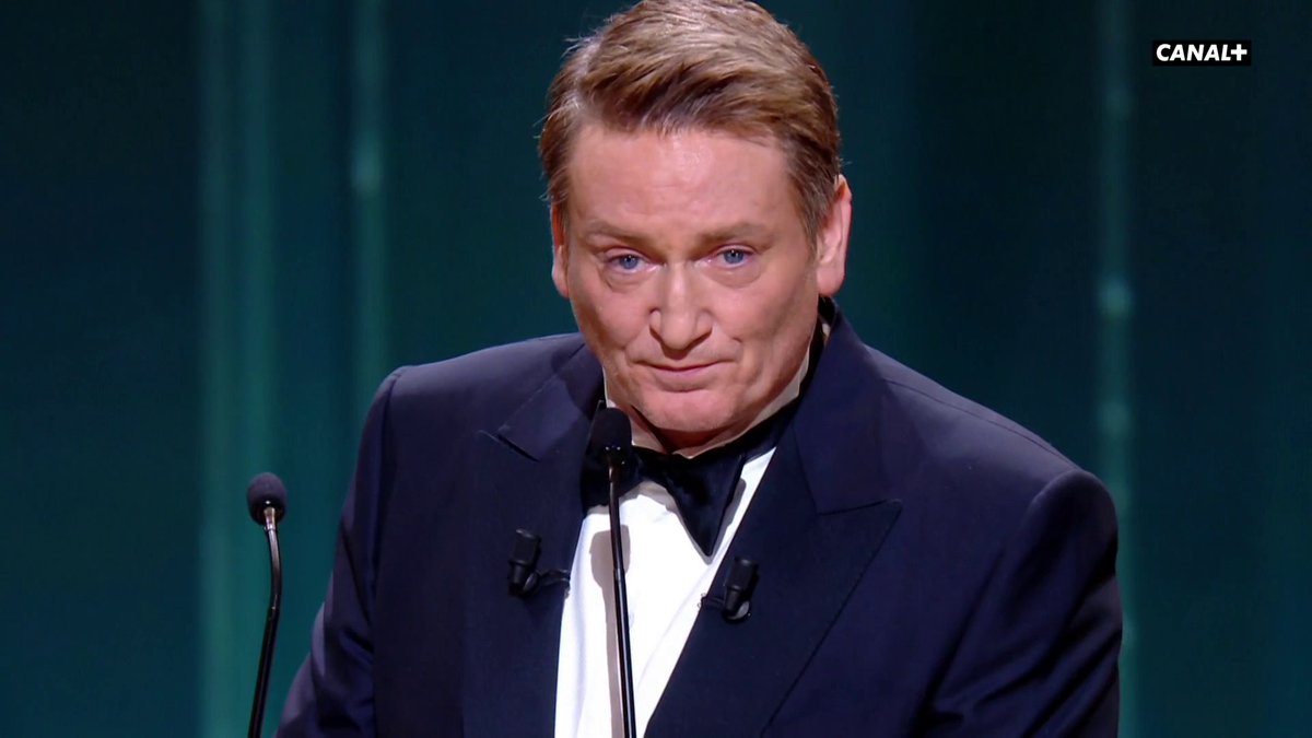 "Ça fait vraiment du bien" L'émotion de Benoît Magimel, premier acteur à remporter le #César2023 du meilleur acteur deux années de suite !