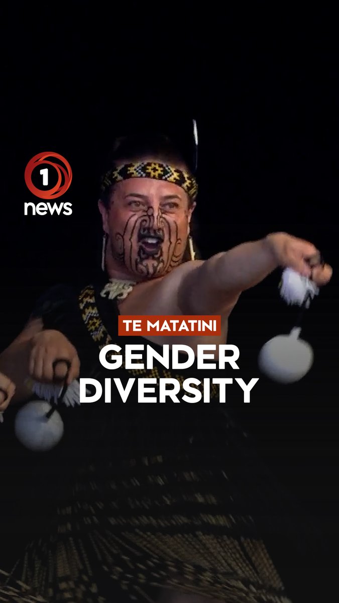 Two members of Angitū seamlessly performed both male and female kapa haka lines. Angitū breaking gender norms on the kapa haka stage at Te Matatini. 👉 For more Te Matatini stories: