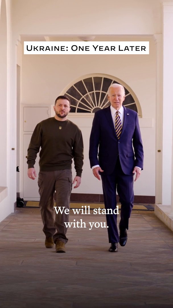 Over the past year, our commitment to the people and future of a free, sovereign, and democratic Ukraine hasn’t wavered. And it never will.