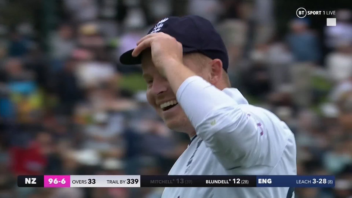 What on earth 🤯 This is 𝗨𝗡𝗕𝗘𝗟𝗜𝗘𝗩𝗔𝗕𝗟𝗘 from Ollie Pope 🔥 The perfect to finish the session! #NZvENG