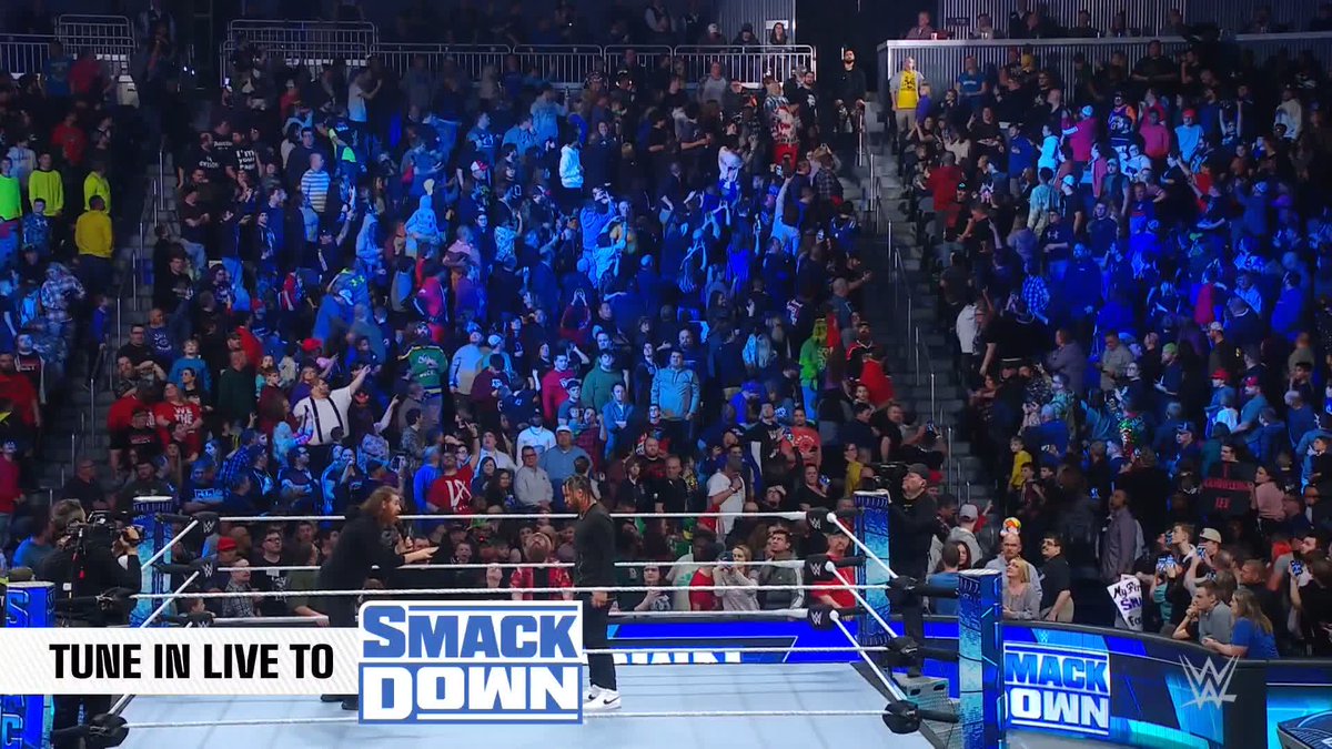 Jimmy The Usos making it crystal clear to Sami Zayn that he doesn't want out of #TheBloodline. Where does Jey stand? 👀 #SmackDown