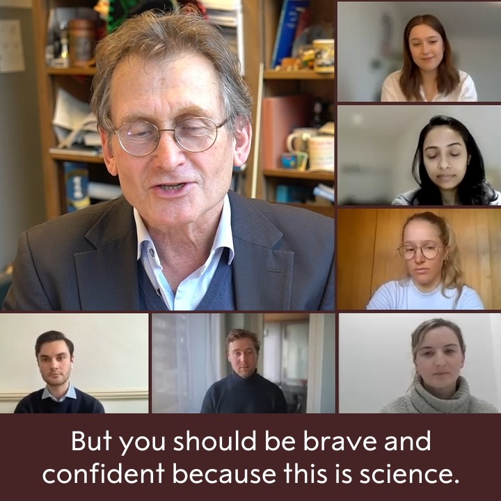 "We don't know what exactly what we will discover because then it would have been discovered already." Watch chemistry laureate Ben Feringa as he answered a student question on how to handle lowlights. You find the full student Q&A here: