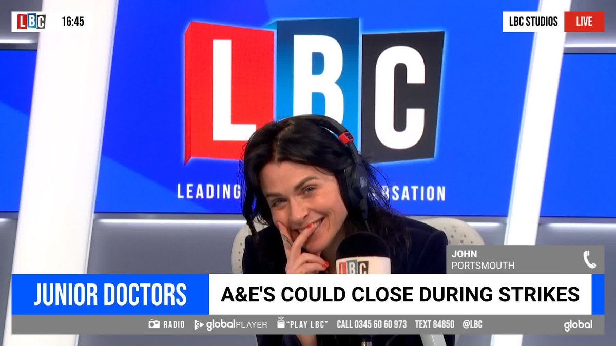 'It's the government that's putting people at risk, not the doctors and nurses.' This caller, whose daughter is a junior doctor, tells Emily Sheffield he believes the government has put doctors and patients in a difficult position.