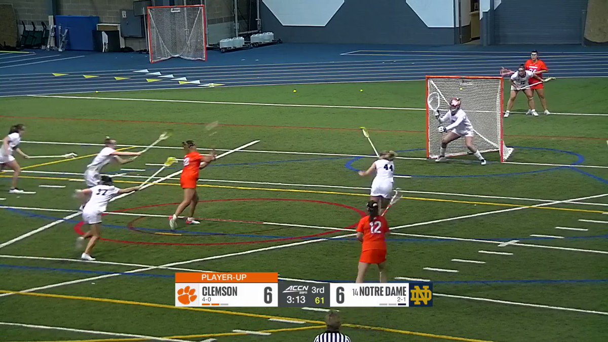 Clemson has played 4️⃣ Division I games. Clemson is leading Notre Dame in the second half. #UpsetAlert in Sound Bend.