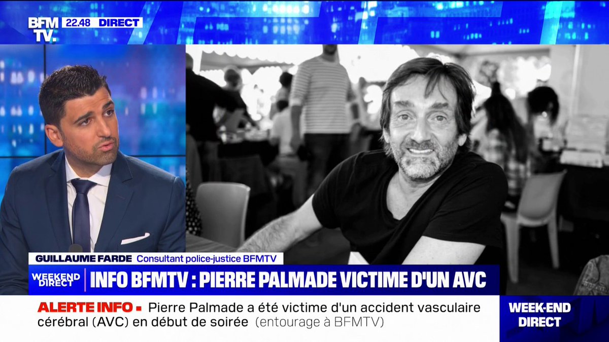 🔴 Pierre Palmade a été victime, ce samedi soir, d'un accident vasculaire cérébral (AVC), confie l'entourage de l'humoriste à BFMTV
