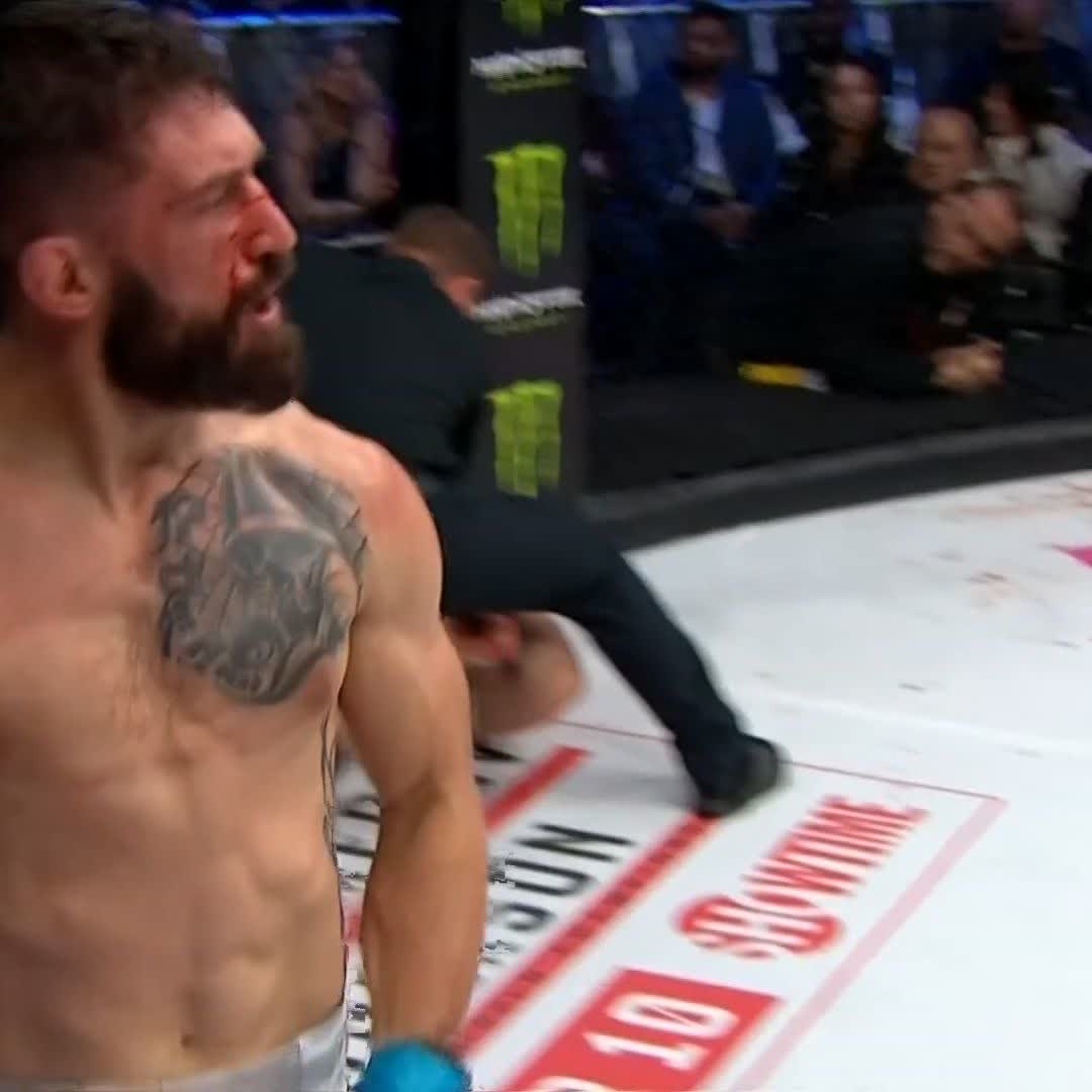 That 𝑬𝑳𝑩𝑶𝑾 from Bryce Logan 😱 📺 #Bellator291 LIVE | @SHOsports | BBC iPlayer | Virgin Media Sport