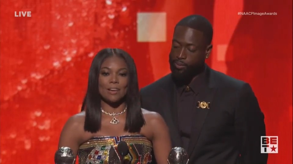 Dwyane Wade and Gabrielle Union’s powerful full speeches at the #NAACPImageAwards “Even as we demand equality at the top of our lungs, we consistently fail to extend our advocacy to protect some of our most vulnerable.”