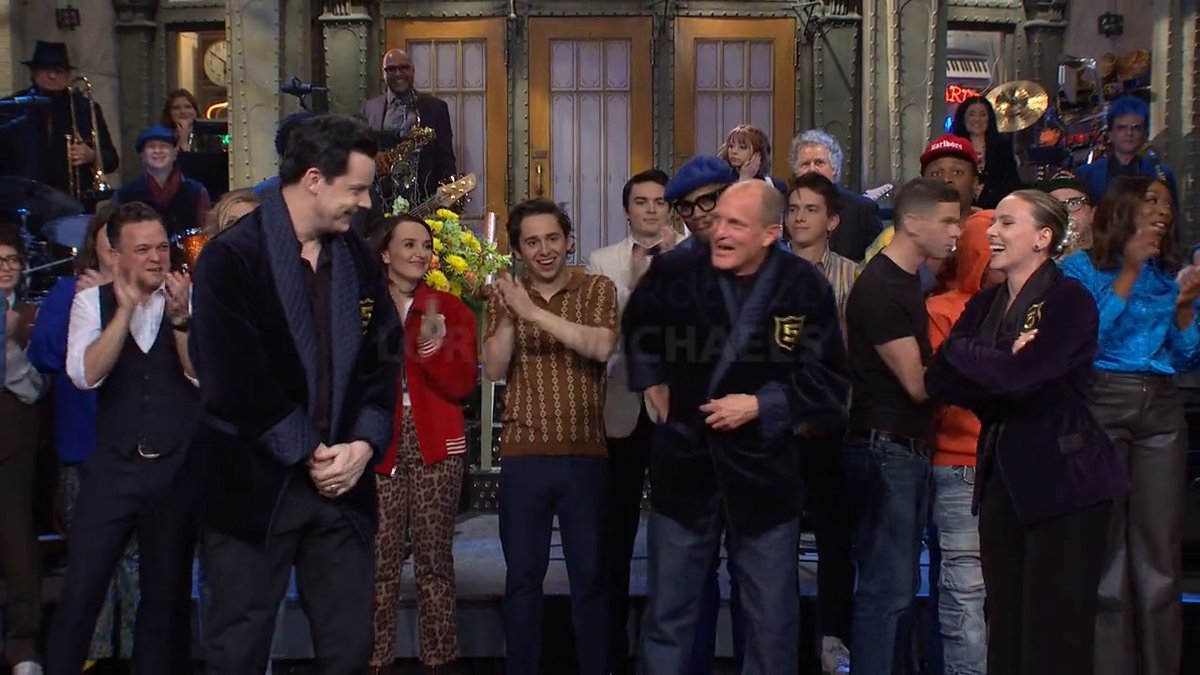 Thank you, Woody Harrelson, Jack White, and Scarlett Johansson! Goodnight!