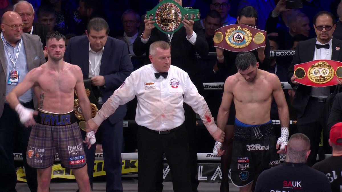 🗓 ON THIS DAY last year... Josh Taylor claimed a controversial points decision victory over Jack Catterall. One of the judges, Ian John-Lewis, was downgraded by the BBBOfC in the aftermath of the fight. 🎬 Sky Sports Boxing #TaylorCatterall #Boxing