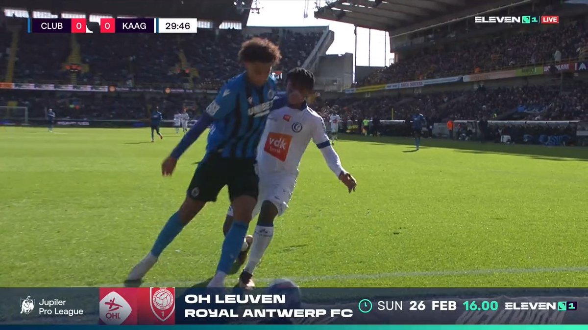 ๐ณ | De VAR komt niet tussen na deze fase met Tajon Buchanan. ๐ฌ #CLUGNT