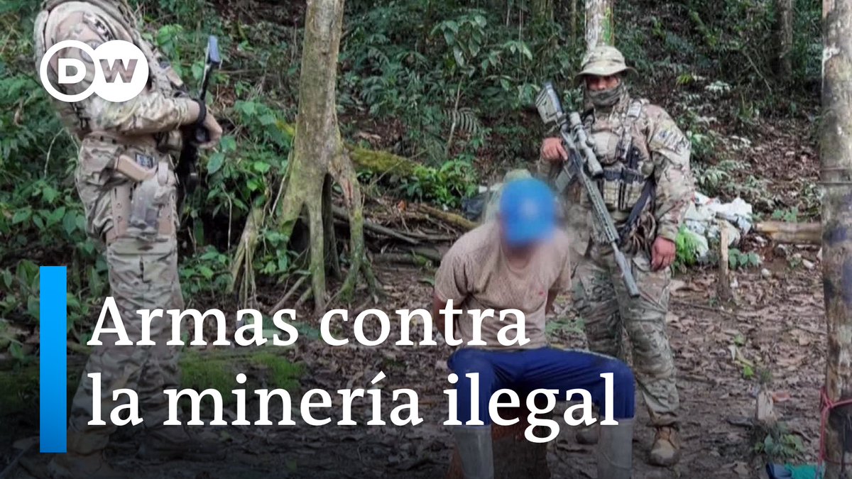 #Brasil intensifica la lucha contra la #minería ilegal en tierra yanomami Equipados con armas pesadas, agentes gubernamentales sobrevuelan la Amazonía en busca de bases aún en actividad. La Policía Federal investiga un posible delito de genocidio contra los #yanomamis. /jpc