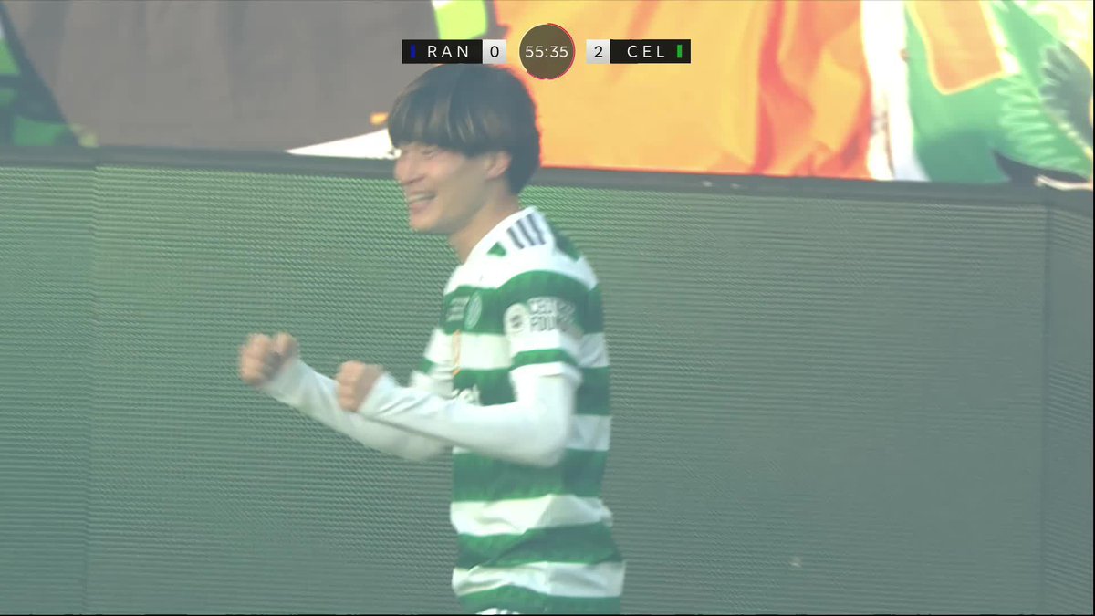 🙆‍♂️🇯🇵 Kyogo Furuhashi 古橋 亨梧's second of the game after some great play! #CELRAN | #ViaplayCup | #COYBIG🍀
