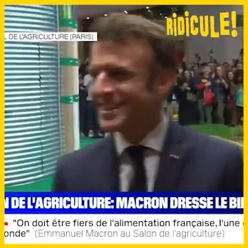 Marseillaise au Salon de l’agriculture : "Les villageois, Monseigneur, ils vous acclament !" À ce niveau de déni, Macron va finir par prendre les manifestations pour un soutien populaire massif…