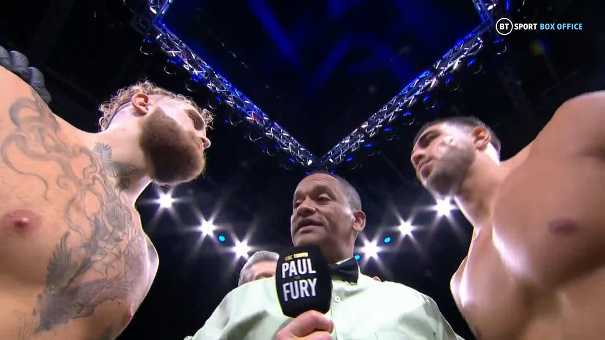 The moment of truth ๐ฅ Jake Paul ๐ Tommy Fury goes down now on BT Sport Box Office ๐ #PaulFury | BT Sport Box Office โถ๏ธ