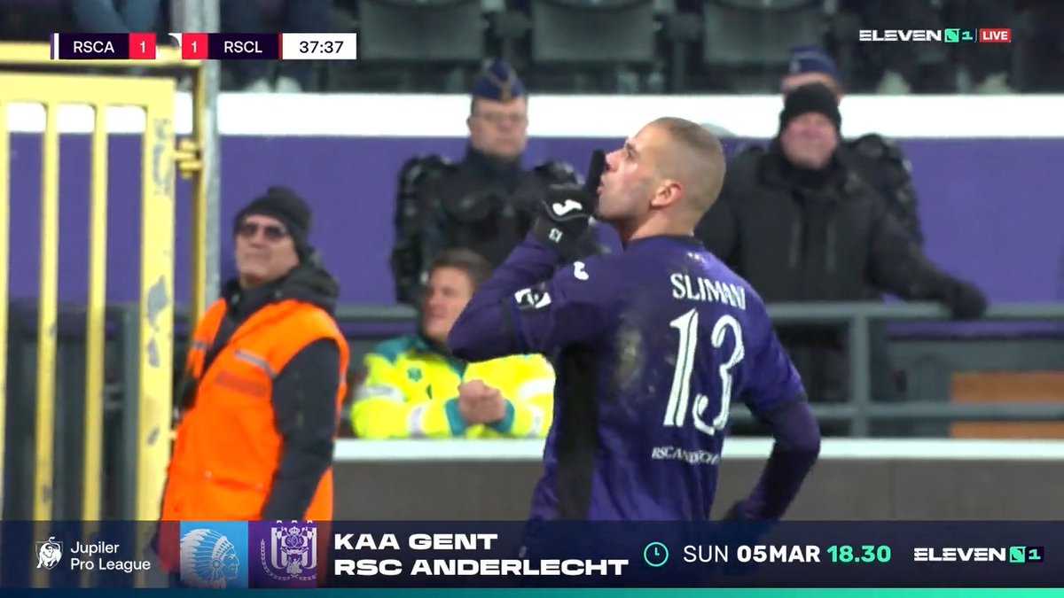 ✌️ | Islam Slimani was alomtegenwoordig in z'n eerste Clásico! 🤩🇩🇿 #ANDSTA