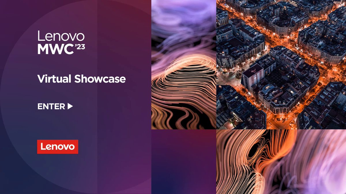 New tech alert! 🚨 Explore the newly-announced #LenovoMWC products in our virtual showcase: | #MWC23