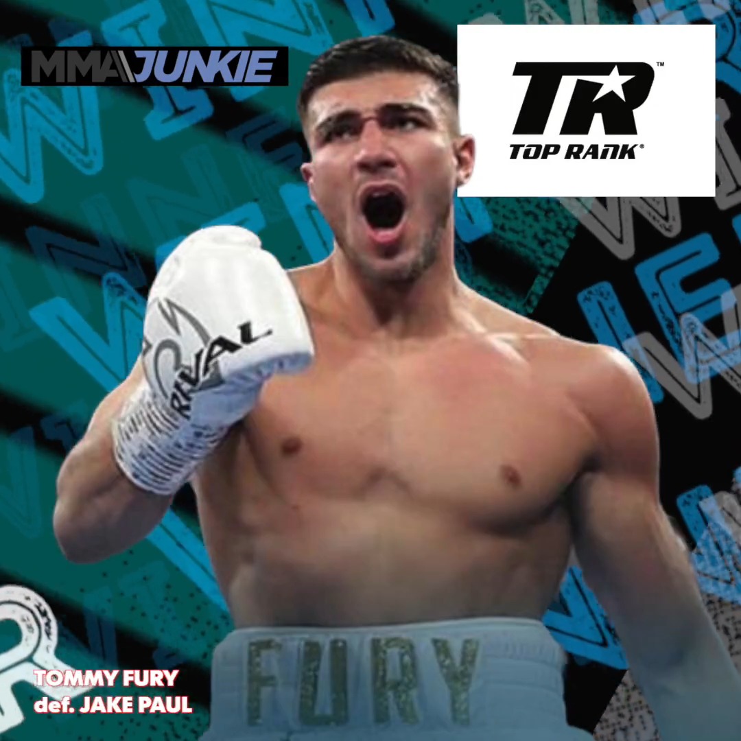 #PaulFury results: Tommy Fury (Tommy Fury) def. Jake Paul via split decision (74-75, 76-73, 76-73) Full story:
