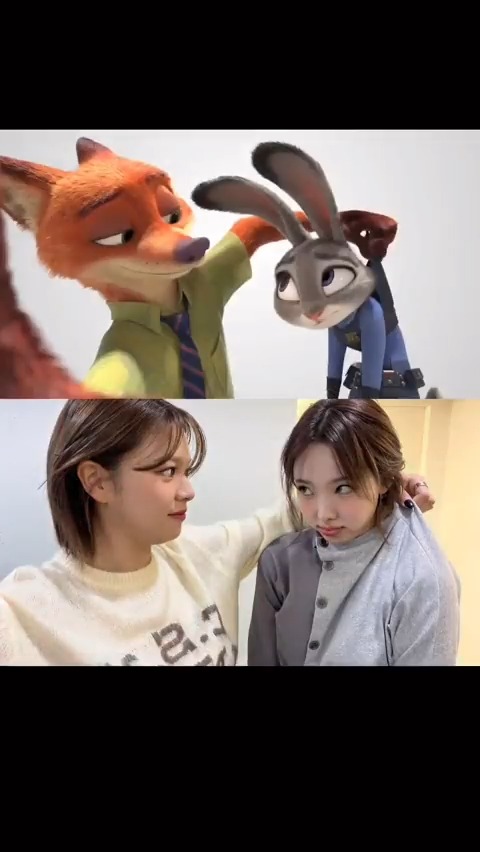 Nick🦊 and Judy🐰 of #TWICE #트와이스 📌"READY TO BE" Pre-save &amp; Pre-order #READYTOBE #SETMEFREE #MOONLIGHTSUNRISE