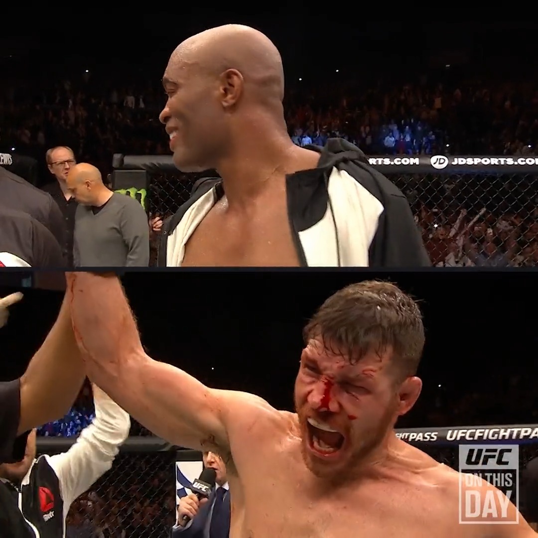 #OnThisDay in 2016: Michael Bisping vs Anderson Silva! Was this the greatest UFC London main event ever?! 🇬🇧 📺 Watch in full on UFC FIGHT PASS now!