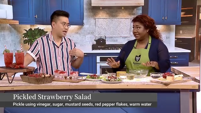 Today is #NationalStrawberryDay! Chef Raquel Fox from @IslandGurlFoods joins Liem Vu to whip up some strawberry dishes that are sure to provide a taste of summer.