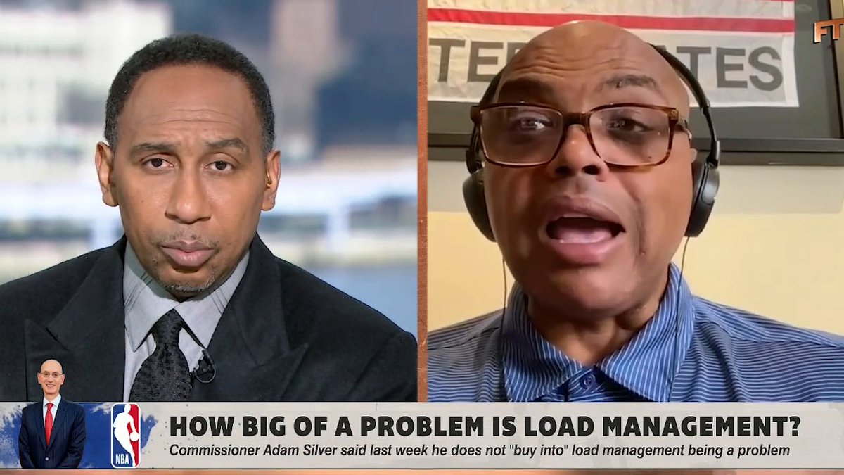 Charles Barkley weighs in on load management in the NBA: "You can't make $30, $40, $50 million and then sit out games. I think it's disrespectful to the game, I think it's disrespectful to the fans."