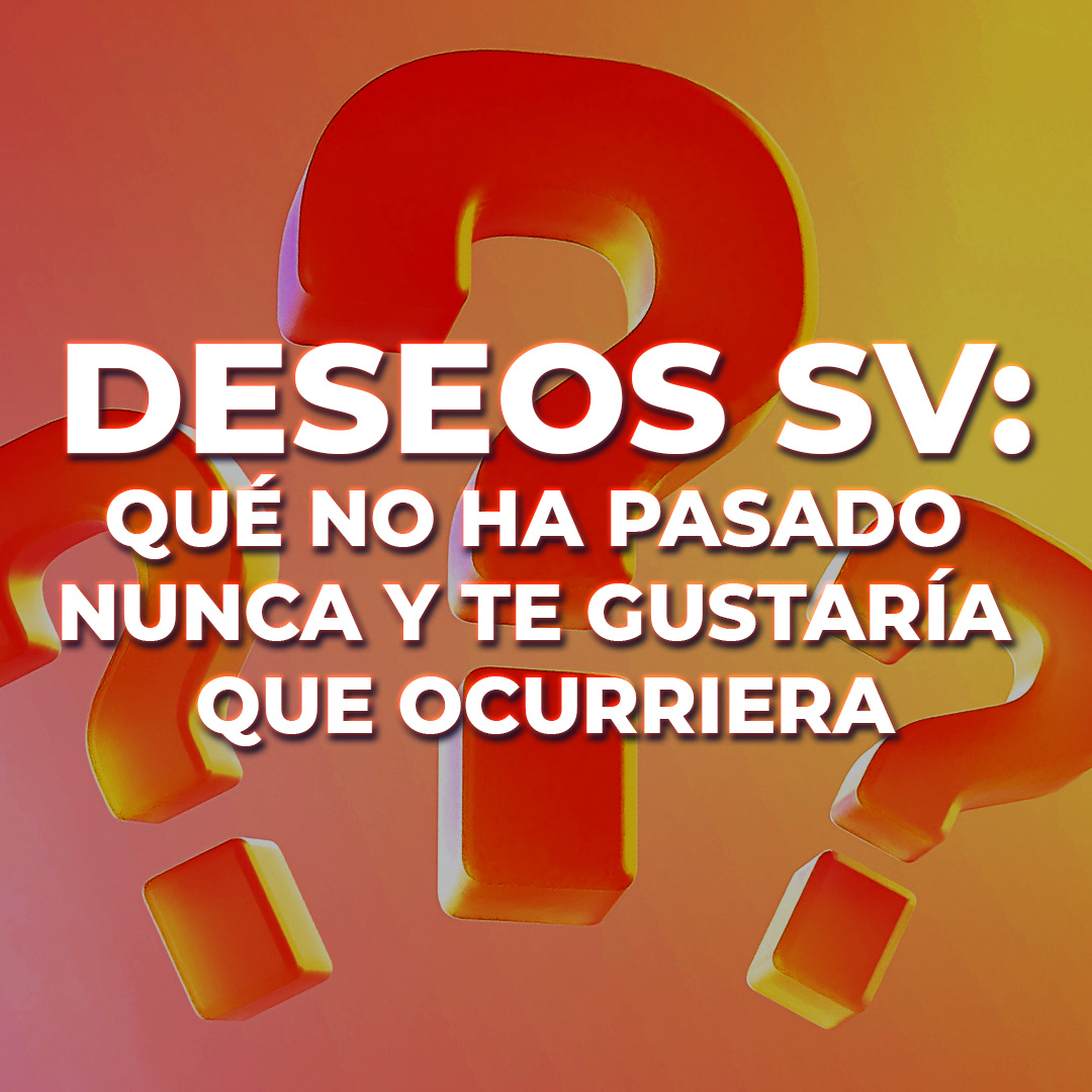 ¿Qué no ha pasado nunca en S|V y te gustaría que ocurriera? Los deseos de Jorge Javier Vázquez, Laura Madrueño, Ion Aramendi y Carlos Sobera para la nueva edición que se estrena el jueves en Telecinco . ¿Alguna se hará realidad? 😏😉
