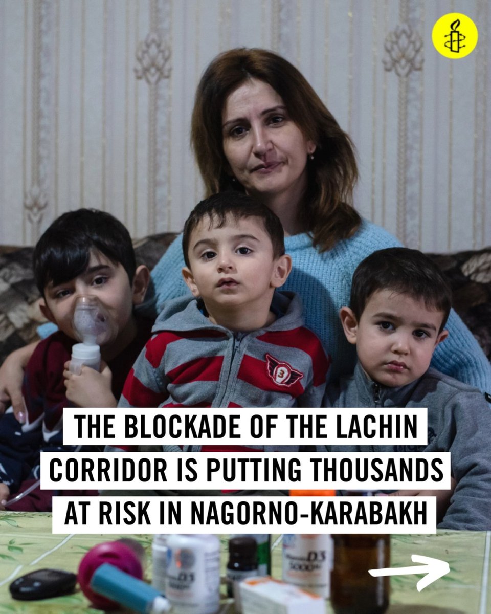 The call is clear – the Azerbaijani authorities must lift the blockade and end the unfolding humanitarian crisis in Nagorno-Karabakh.