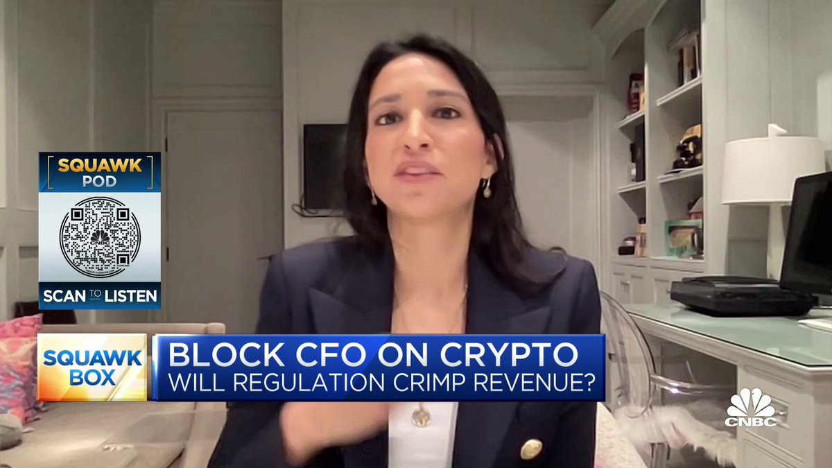 "We believe the Internet needs a currency." - $SQ COO &amp; CFO Amrita Ahuja on #Bitcoin.
