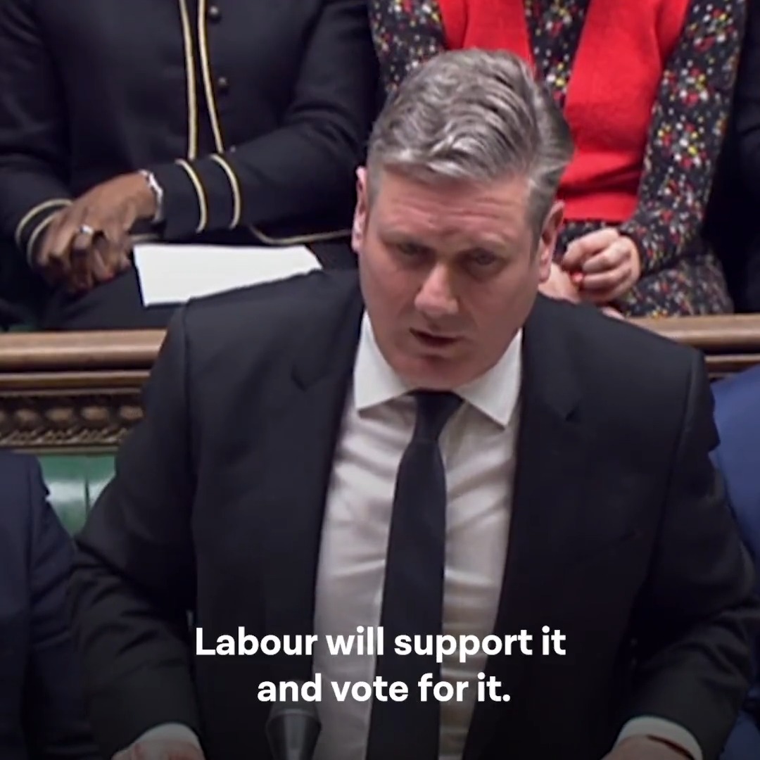 When the Prime Minister puts the deal agreed today forward for a vote, Labour will vote for it. For peace and prosperity in Northern Ireland, and for a better future for people there and across the UK. Country before party, always.