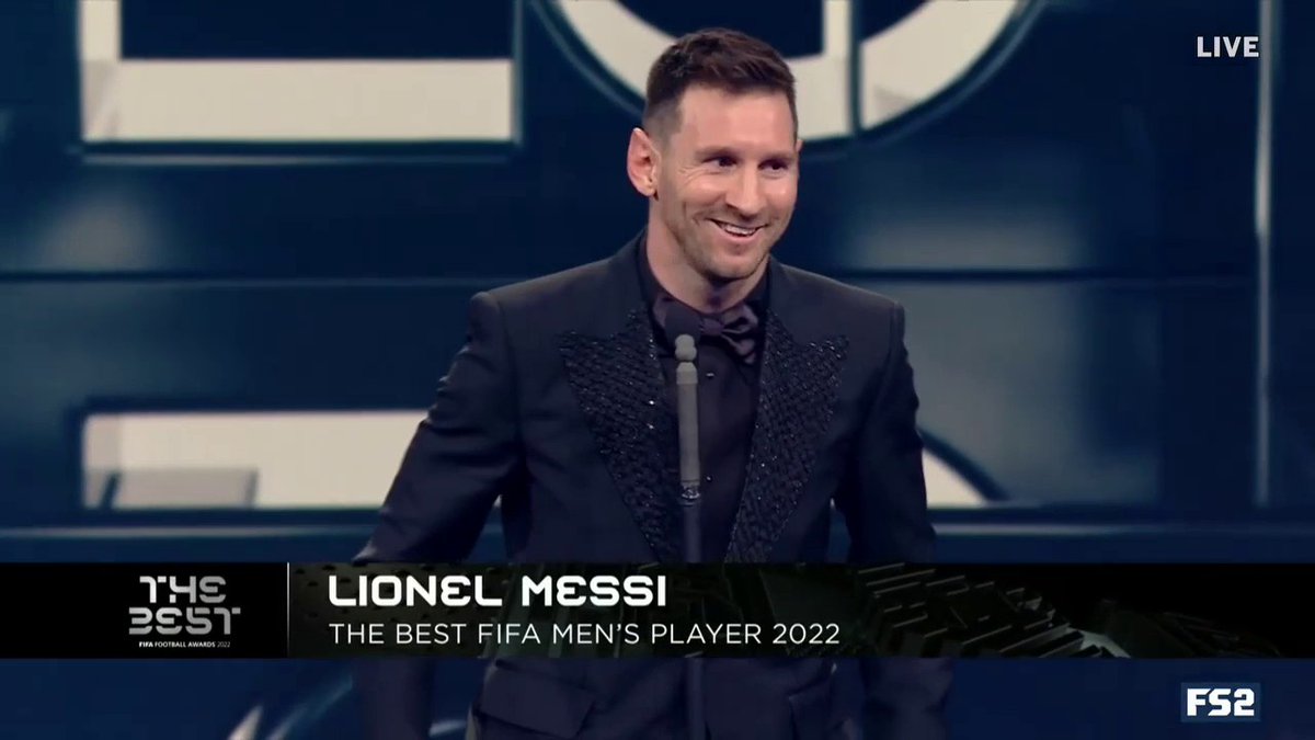 Leo Messi wins The Best FIFA Men's Player of the Year! 🏆🇦🇷