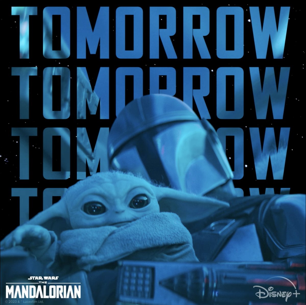 #TheMandalorian returns tomorrow on Disney+.